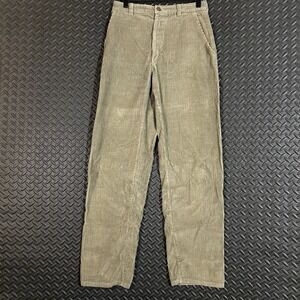 Vintage Cathy Hardwick Corduroy Pants Women's Size 6 High‎ Waist Beige 80s USA
